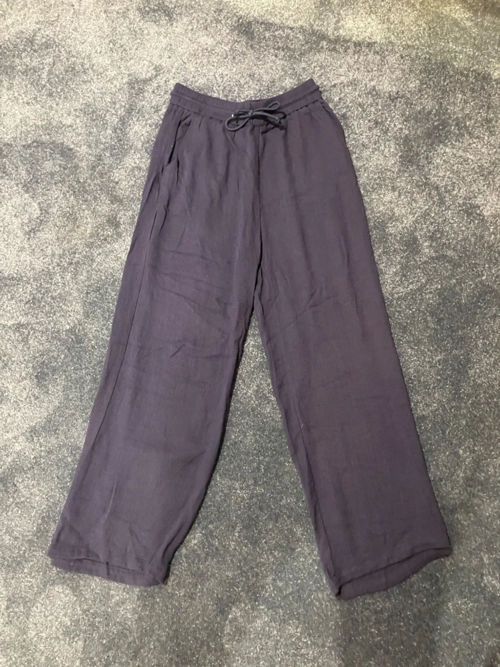 Halara Linen-Feel Wide Leg Pants (Medium) - Picture 2 of 7